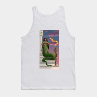 Sasha Colby Goddess Snake Temple Tank Top